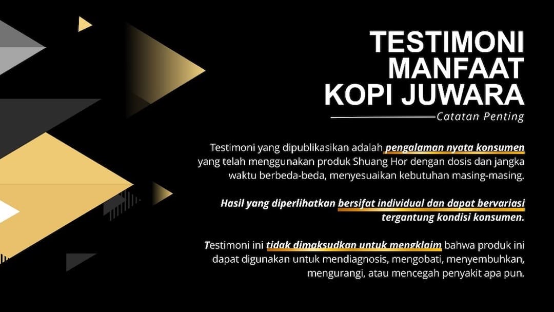 Gambar Testimoni 7 Kopi Nikmat & Sehat